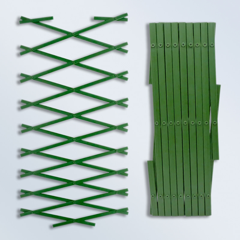 Erweiterbares Garten-PVC-Spalier, Pflanzen-Kletterstützgitter